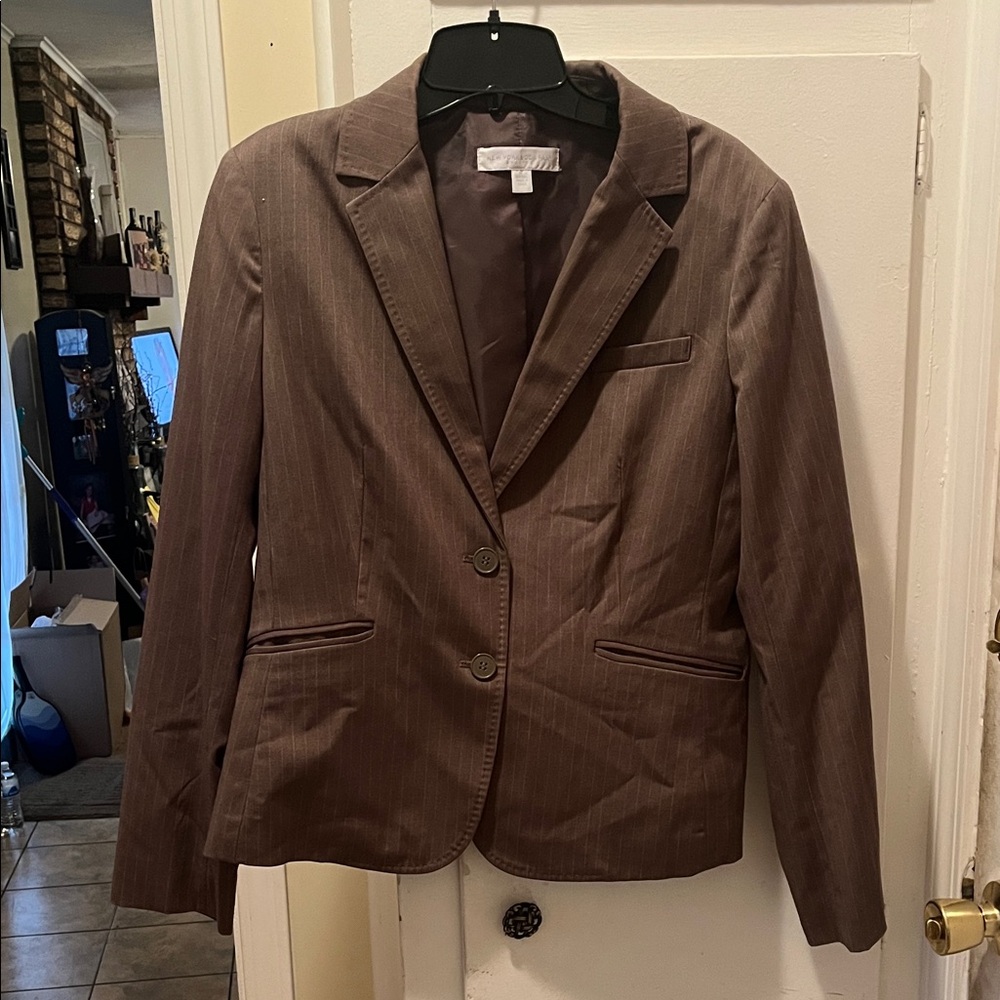 New York & Company Chocolate Brown Blazer